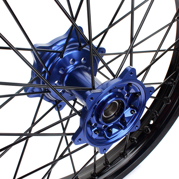 For Yamaha YZ250F / YZ450F 2014-2025 Front Rear Spoke Wheel Rim Hub Set