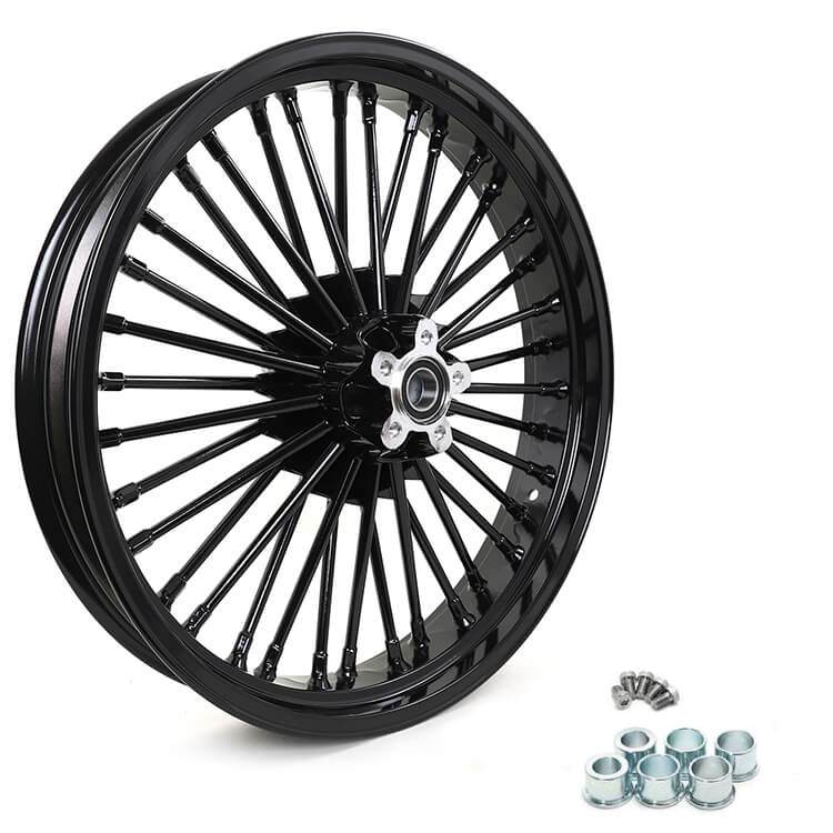 For Harley Dyna Super Glide Low Rider Wide Glide Fat Bob Street Bob Switchback Front Rear Dual Disc Fat Spoke Wheel