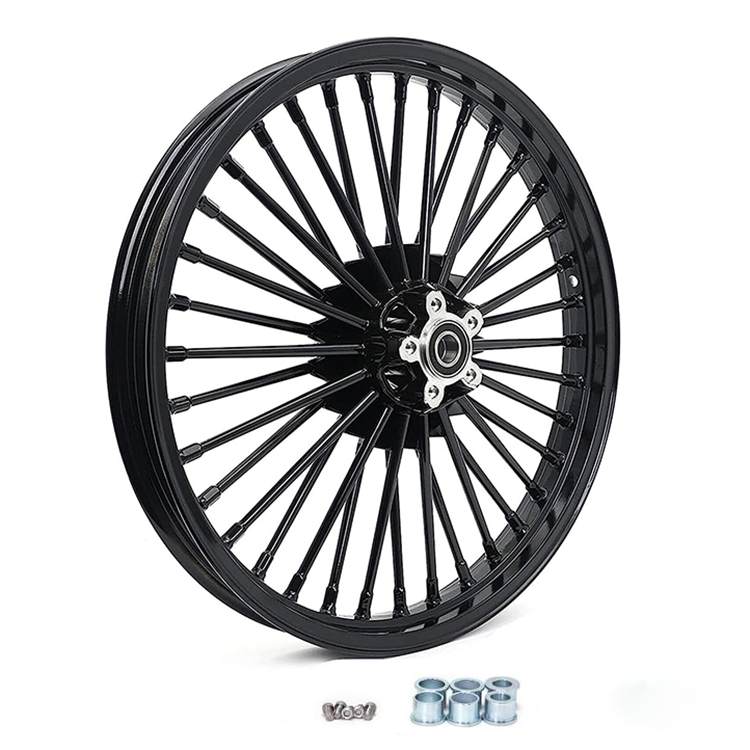 For Harley Dyna Super Glide Low Rider Wide Glide Fat Bob Street Bob Switchback Front Rear Dual Disc Fat Spoke Wheel