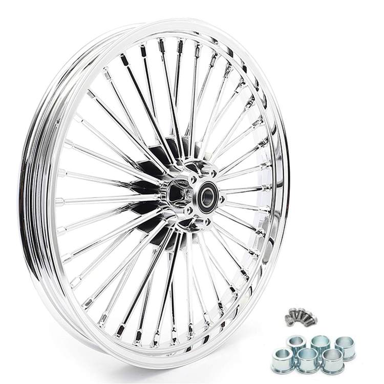For Harley Dyna Super Glide Low Rider Wide Glide Fat Bob Street Bob Switchback Front Rear Dual Disc Fat Spoke Wheel