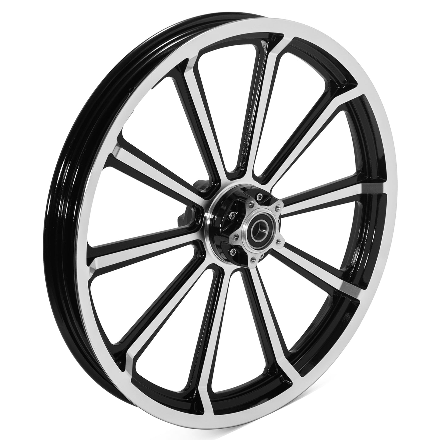 21×2.15 Aluminum Front Wheel Rim Hub for Harley Davidson Iron XL883N / 1200N 2008-UP