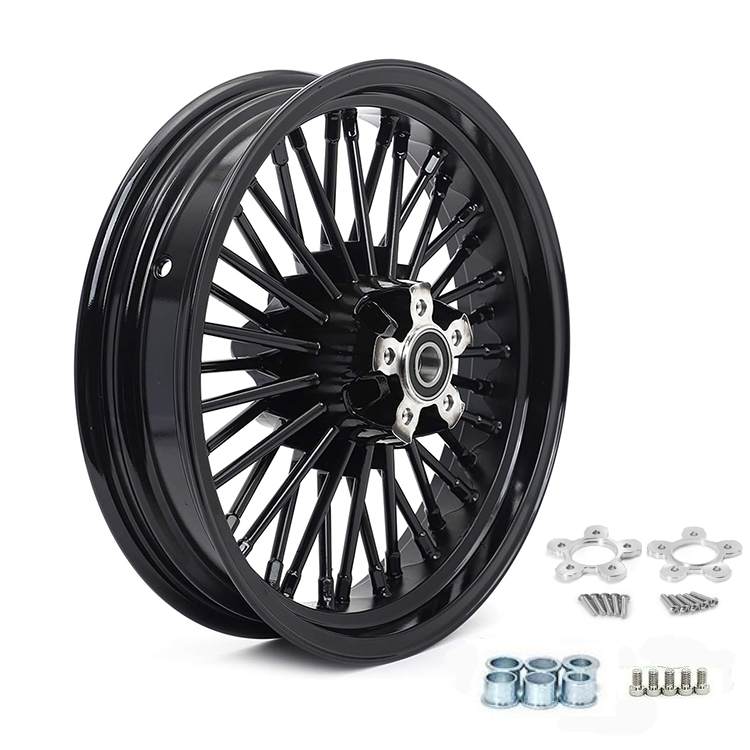 For Harley Touring Electra Glide / Road King / Road Glide / Street Glide 1984-2008 Front Rear Dual Disc Fat Spoke Wheel