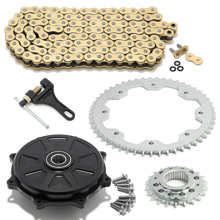 For Harley Touring Twin Cam & M8 2009-Up Chain Drive Sprocket Conversion Kit
