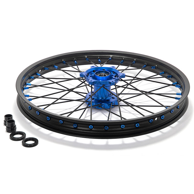 For Yamaha YZ250F YZ450F 2009-2013 YZF250 YZF450 21x1.6 Front 19x2.15 Rear Spoked Wheel Rim Hub Set
