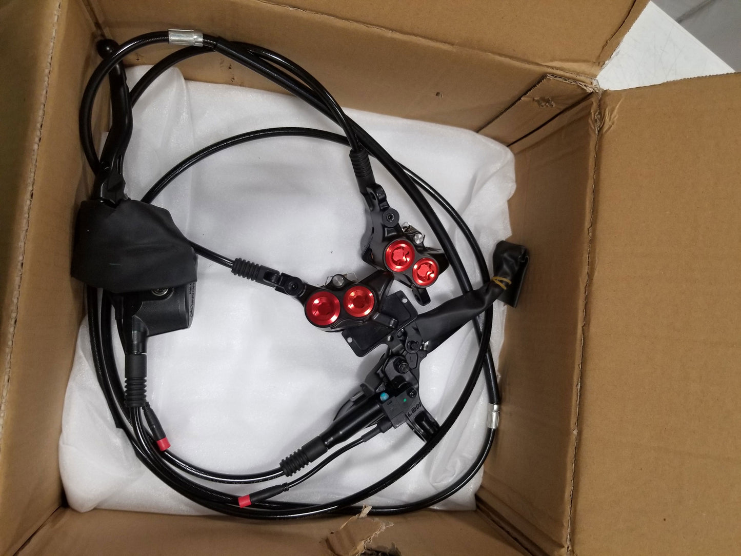 Returned Front Rear Brake Lever Caliper Master Cylinder Kit for Talaria Sting MX5 Pro / Altis Sigma / Sigma MX