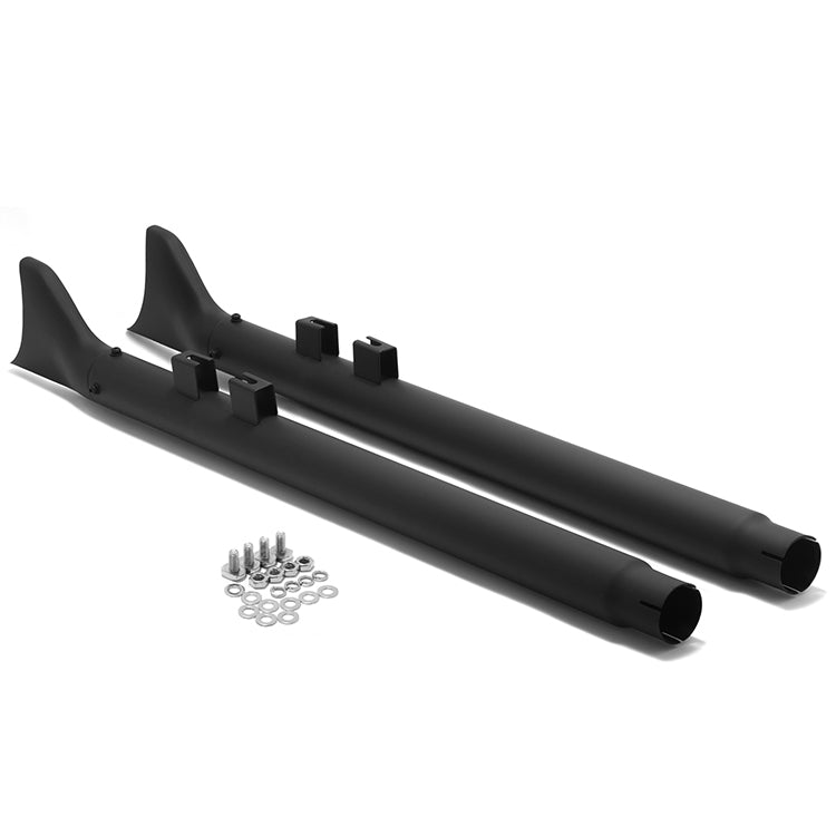 For Harley Softail 2007-2017 Fat Boy Springer Heritage Classic Breakout Night Train Cross Bones Slim Deluxe Fishtail Slip on Muffler Exhaust Pipes