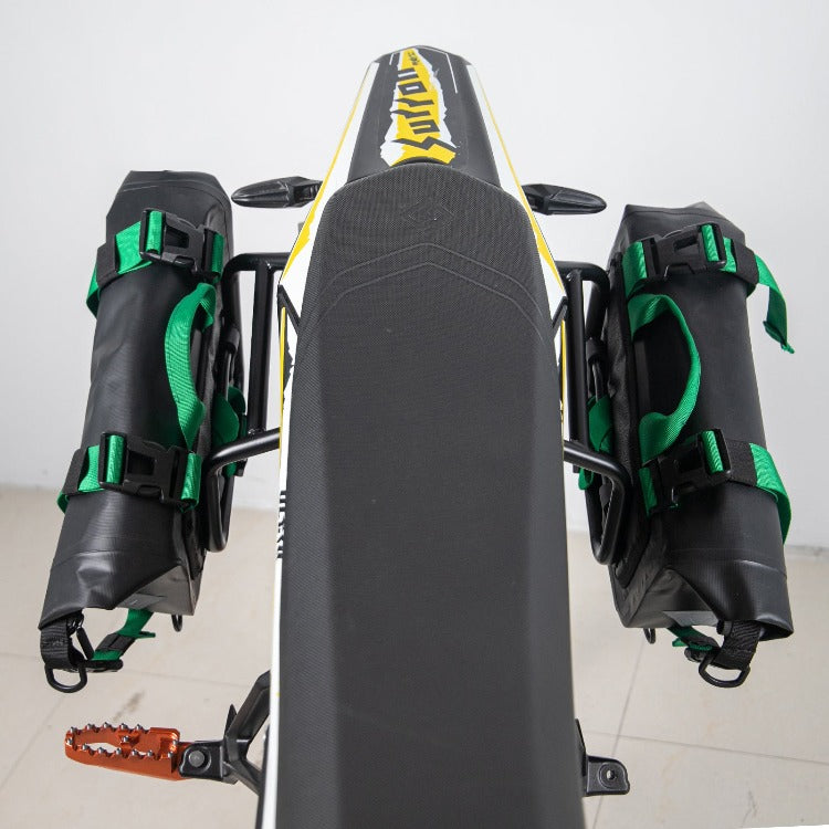 Motorcycle 13L Saddle Bags For Talaria / Sur-Ron / Segway / Honda / Yamaha / Suzuki / Kawasaki / 79Bike Falcon M / E Ride Pro-SS