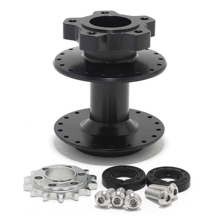 Rear Wheel Wide Tire Hub Sprocket Kit for Sur-ron Light Bee X / Segway X160 X260 / 79Bike Falcon M / E Ride Pro-SS
