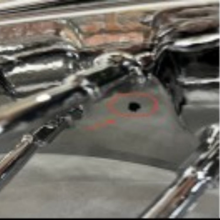 Returned 18x5.5 Chrome Rear Fat Spoke Front Rear Wheels for Harley Dyna Wide Glide / Street Bob / Low Rider / Super Glide 2008-2017