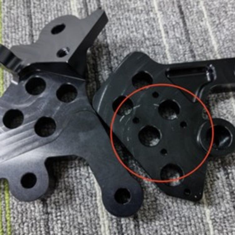 Returned Black Front Rear Foot Pegs Pedal Bracket Kit For Talaria Sting / Talaria Sting MX3 / Talaria Sting R MX4 / Talaria Sting MX5 Pro
