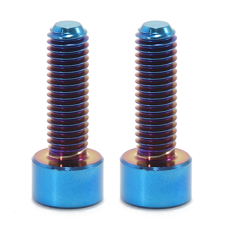 For Talaria Komodo Titanium Fastener Upgrade - Ultra-Light TC4 Burn Blue Bolt Set