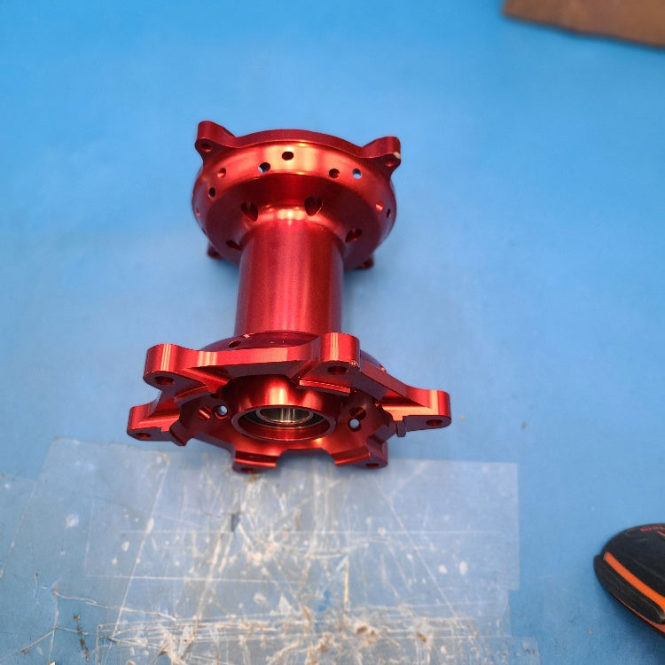 Returned Red Aluminum Rear Wheel Hub for Honda CRF250R 14-24 / CRF450R 13-24 / CRF250RX 19-24 / CRF450RX 17-24