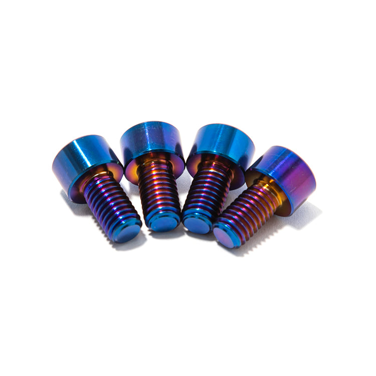 For Talaria Komodo Titanium Fastener Upgrade - Ultra-Light TC4 Burn Blue Bolt Set