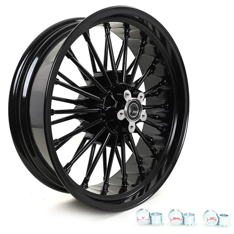 For Harley Dyna Wide Glide / Street Bob / Low Rider / Super Glide 2008-2017 Fat Spoke Front Rear Wheels