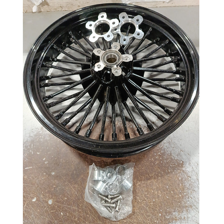 Returned For Harley Touring Electra Glide / Road King / Road Glide / Street Glide 1984-2008 Front Dual Disc Fat Spoke Wheel