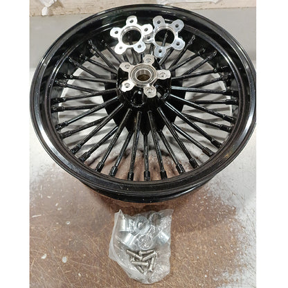 Returned For Harley Touring Electra Glide / Road King / Road Glide / Street Glide 1984-2008 Front Dual Disc Fat Spoke Wheel