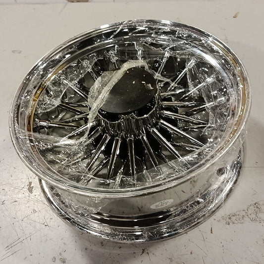 Returned For Harley Softail Standard Custom Heritage Deluxe Deuce Slim Breakout Springer Rear Fat Spoke Wheel