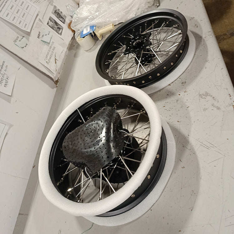 Returned Aluminum Front Rear Wheel Rim Hub Sets for Sherco 125-500 SC SE-R SCF SEF SEF-R SE Factory SEF Factory 2013-2025