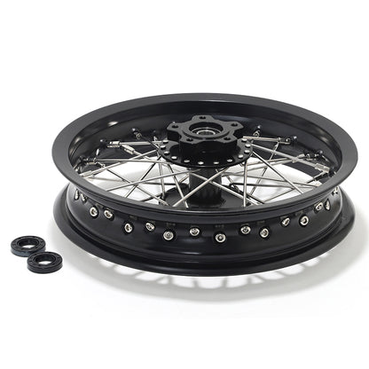 Returned 12x2.15 Black Rear Wheel Rim Hub for Talaria Sting / XXX / MX3