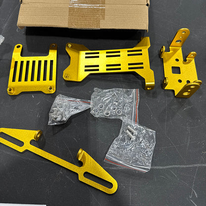 Returned Gold Motorcycle License Plate Bracket for Sur-ron Ultra Bee