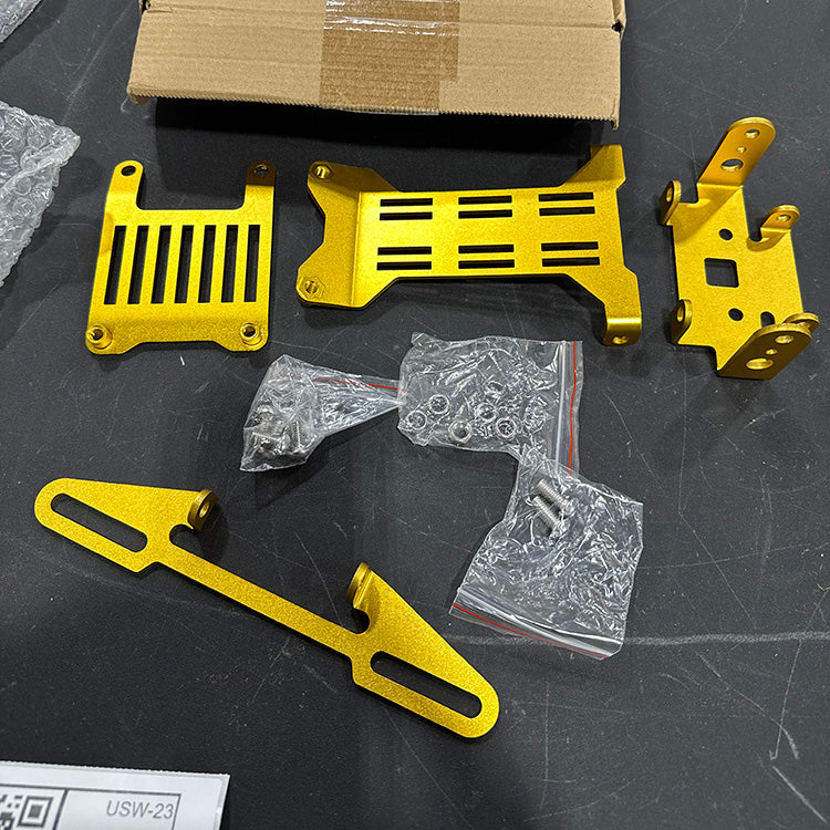 Returned Gold Motorcycle License Plate Bracket for Sur-ron Ultra Bee