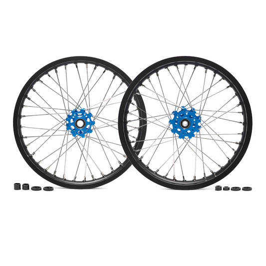 17x1.6 Front 17x2.15 Rear Aluminum Spoke Wheel Rim Hub Sets for Talaria Sting MX5 Pro