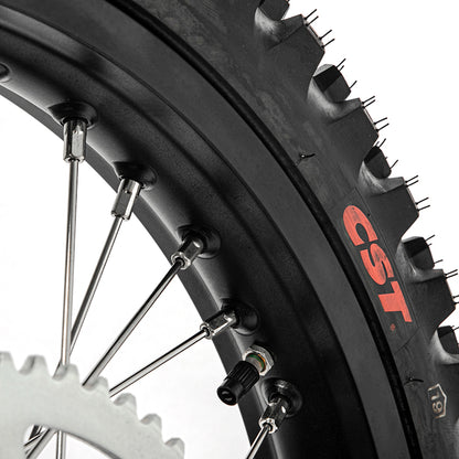 18×2.15 Rear Wheel Rim Hub Tire & Disc & Sprocket Set for Talaria Sting MX3 / R MX4