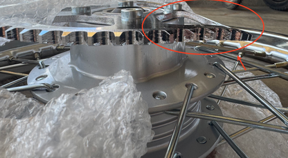 For Honda CRF100F 2004-2013 / XR100R 1985-2004 Returned 16" Rear Spoke Wheel With Brakes & Sprocket