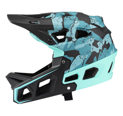 Off-road full-face helmet
