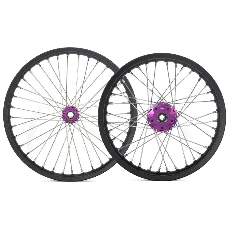 21 19 Front 19 18 16 Rear Spoke Wheel Set for Sur-Ron Light Bee X S / Segway X160 X260 / 79Bike Falcon M / E Ride Pro-SS