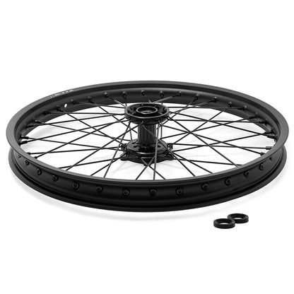 21" Front / 18" Rear Aluminum Spoke Wheel Rims CNC Hubs Set for Talaria Komodo