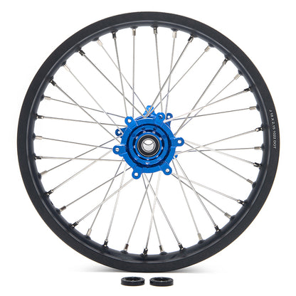 21" Front / 18" Rear Aluminum Spoke Wheel Rims CNC Hubs Set for Talaria Komodo