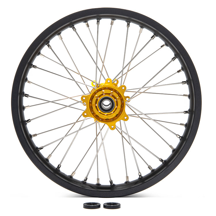 21" Front / 18" Rear Aluminum Spoke Wheel Rims CNC Hubs Set for Talaria Komodo