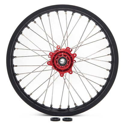 21" Front / 18" Rear Aluminum Spoke Wheel Rims CNC Hubs Set for Talaria Komodo