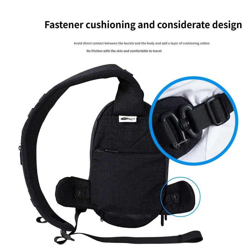 Waterproof Crossbody Chest Pack for Cycling & Outdoor Activities (Hydration-Compatible)