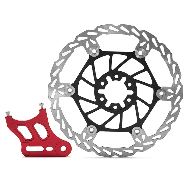250mm Oversize Front Rear Brake Disc & Adapter for Apollo RFN / Beta Explorer 3mm