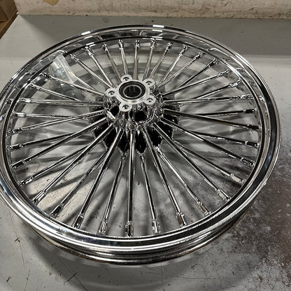 Returned Front 21x2.15 For Harley Softail Fat Boy Night Train Rocker Cross Bones Sport Glide FXDR Dual Disc Fat Spoke Wheel