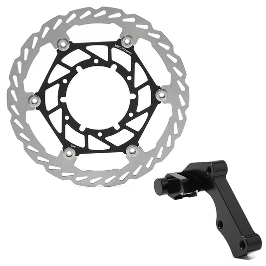 270mm Oversize Rear Brake Rotor & Caliper Relocation Bracket Kit Fits Talaria Komodo