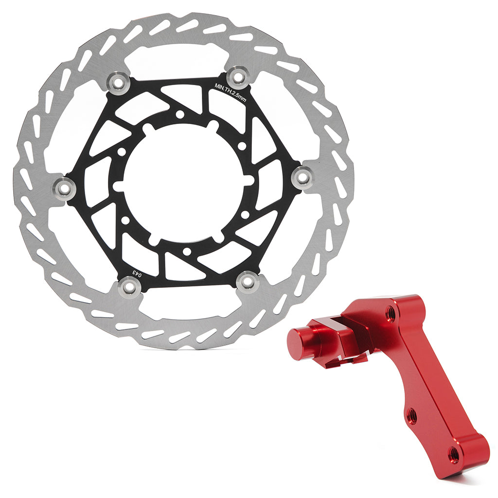 270mm Oversize Rear Brake Rotor & Caliper Relocation Bracket Kit Fits Talaria Komodo