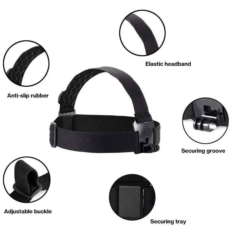 First-person perspective motorcycle riding with head-mounted phone mount Sports camera mount for motorcycle riding Chest strap
