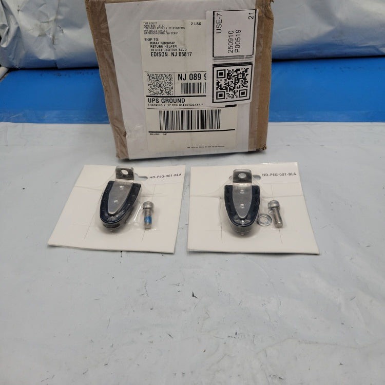 Returned 2 Motorcycle Universal Shift Shifter Peg Rivet Pedals For Harley Models