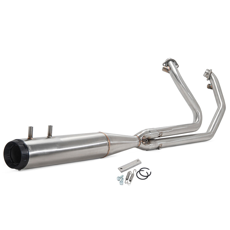 Stainless Steel 2 into 1 Exhaust Pipes for Harley Davidson Touring 1995-2016