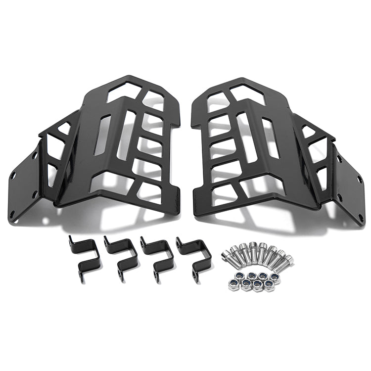 304 Steel Side Saddle Bag Brackets Cargo Rack Set For Rawrr Mantis X Pro