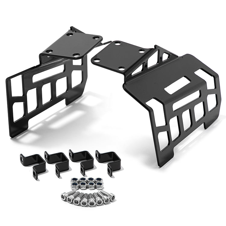 304 Steel Side Saddle Bag Brackets Cargo Rack Set For Rawrr Mantis X Pro