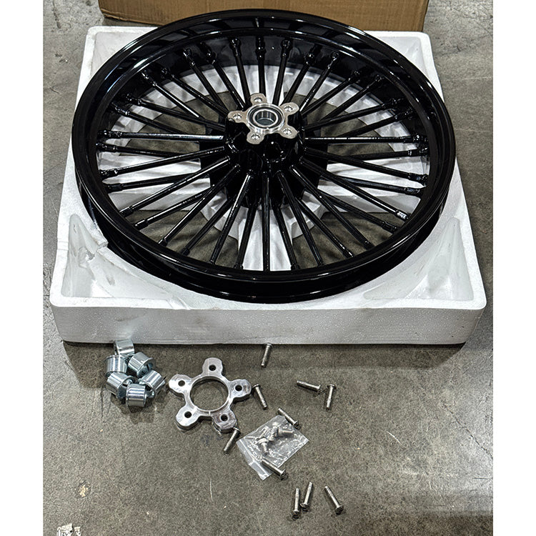 Returned For Harley Touring Electra Glide / Road King / Road Glide / Street Glide 1984-2008 Front Rear Dual Disc Fat Spoke Wheel