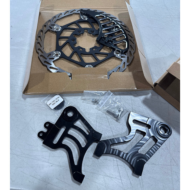 Returned 250mm Rear Brake Disc Rotor & Caliper Protection Bracket Guard Kit for Talaria Sting MX3 / R MX4