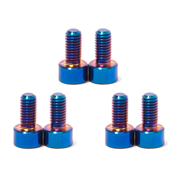 For Talaria Komodo Titanium Fastener Upgrade - Ultra-Light TC4 Burn Blue Bolt Set