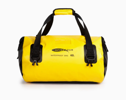 40L Waterproof Motorcycle Duffel Bag - Motorcycle Luggage Tail Bag with Straps for Back Seat - Roll Top Dry Bag for Kayaking, Rafting, Boating, Camping, Travel, Beach