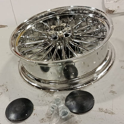 Returned For Harley Dyna Wide Glide / Street Bob / Low Rider / Super Glide 2008-2017 Fat Spoke Rear Wheels