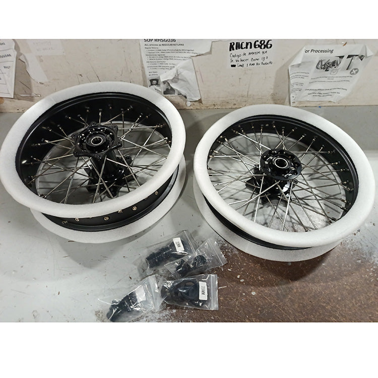 Returned Front Rear Spoke Wheel Rim Hub Set for Stark Varg Alpha 80HP / (Standard) 60HP All